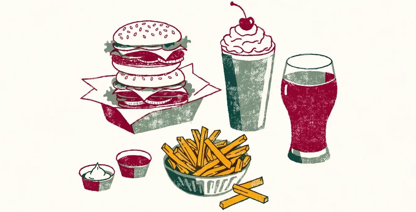 Illustrasjon til «Burger i Oslo»