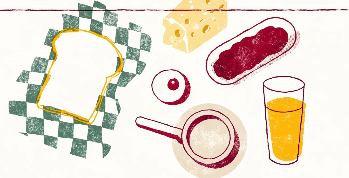 Illustrasjon til «Frokost i Oslo»