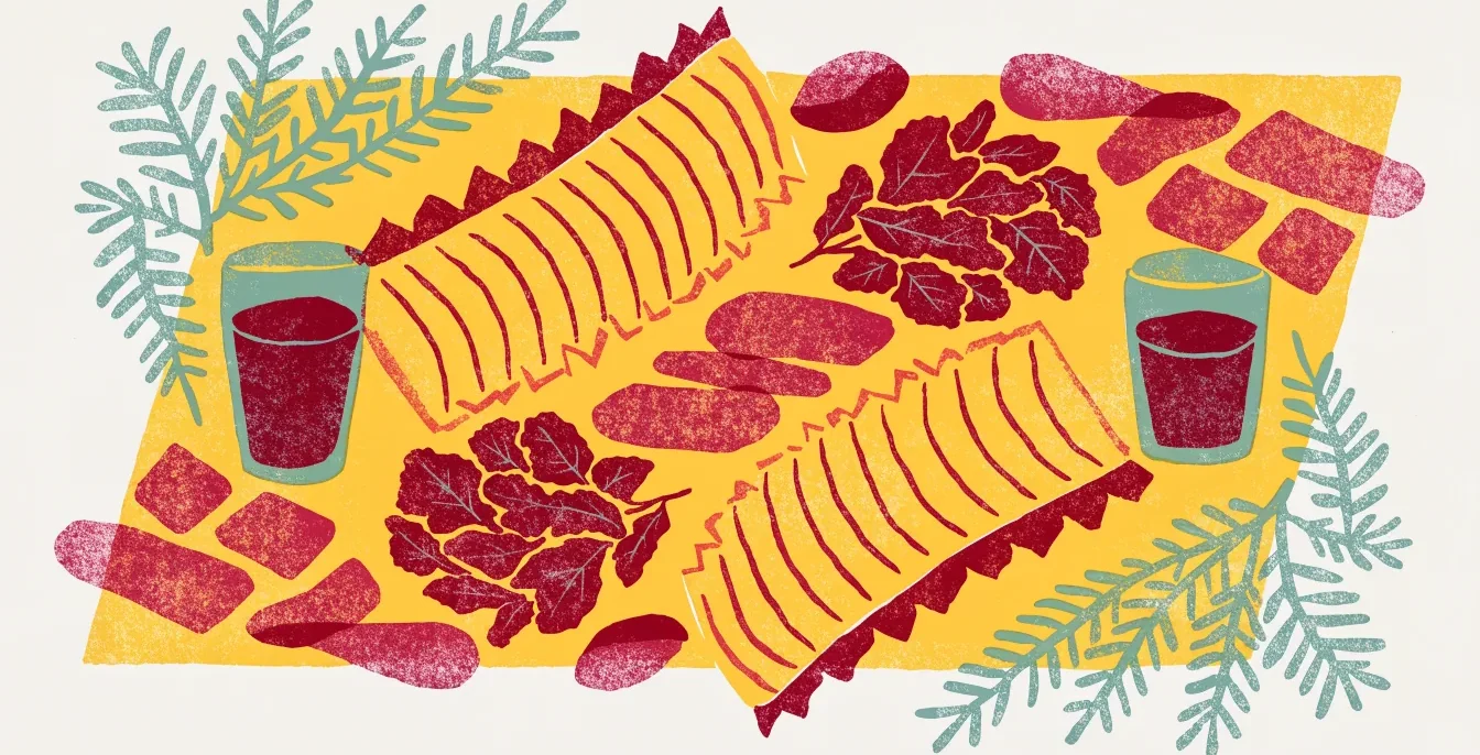 Illustrasjon til «Julebord i Oslo»
