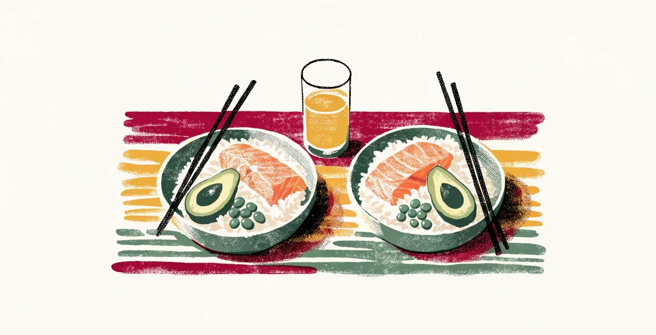 Illustrasjon til «Poke bowl i Oslo»