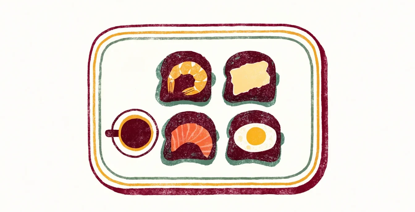 Illustrasjon til «Smørbrød i Oslo»